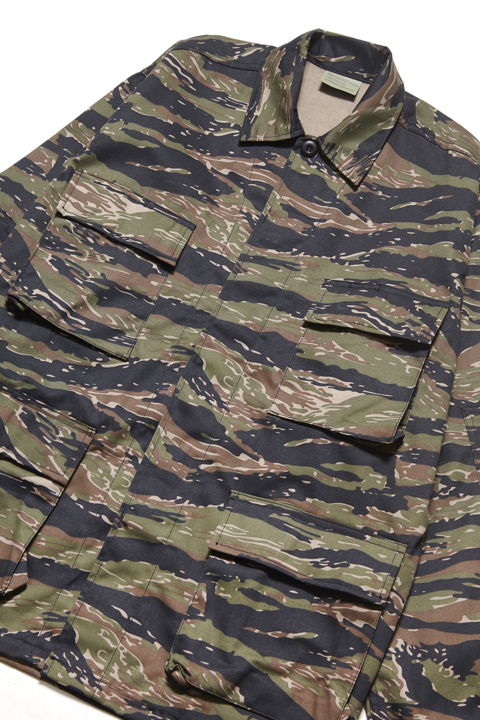 Deadstock - BDU Camo Overshirt - Tiger Stripe