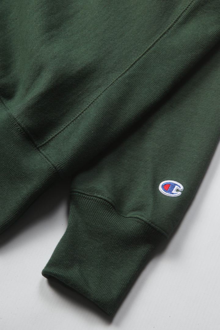 Champion - 12oz USA Reverse Weave Crewneck - Forest Green