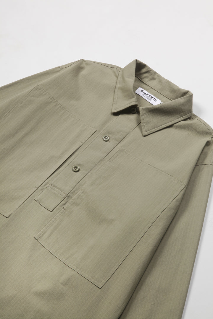 Blacksmith - Ripstop Military Popover - Sage