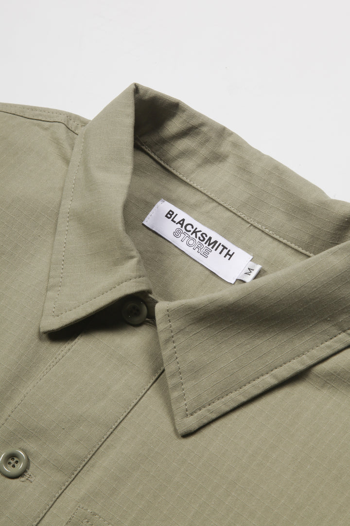 Blacksmith - Ripstop Military Popover - Sage