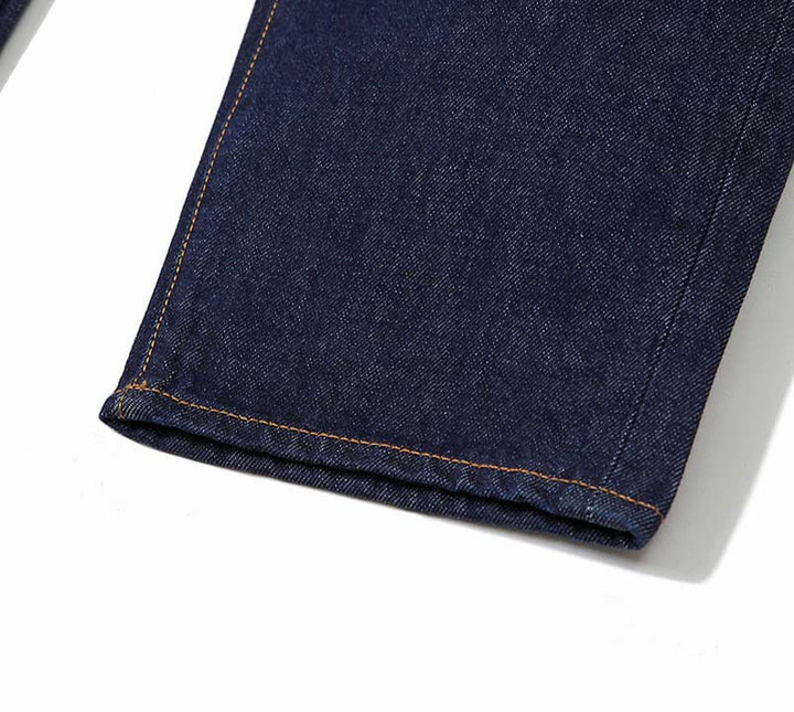 Outstanding & Co. - Tapered Washed Jeans - Indigo