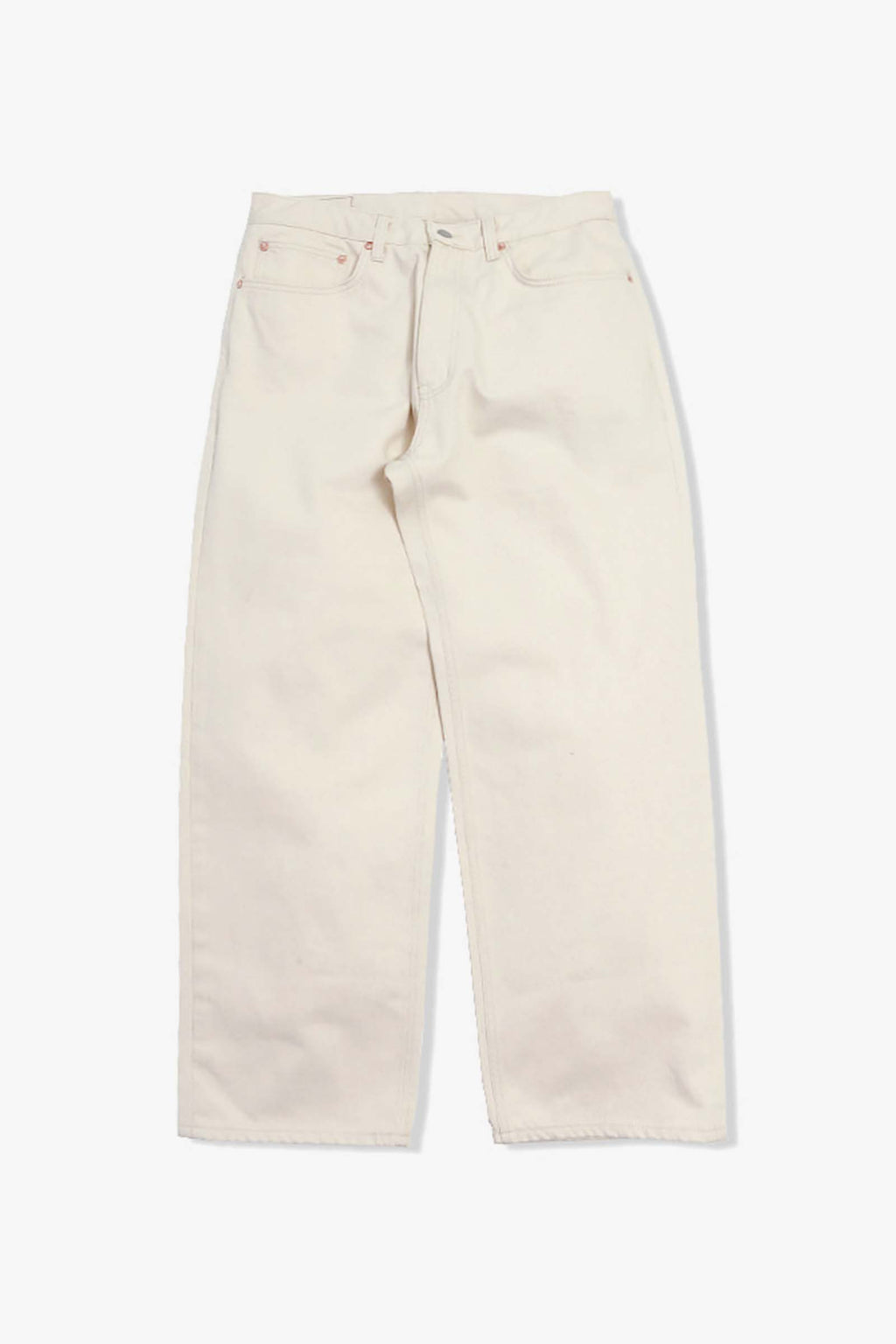 Outstanding & Co. - Wide Washed Jeans - Oatmeal