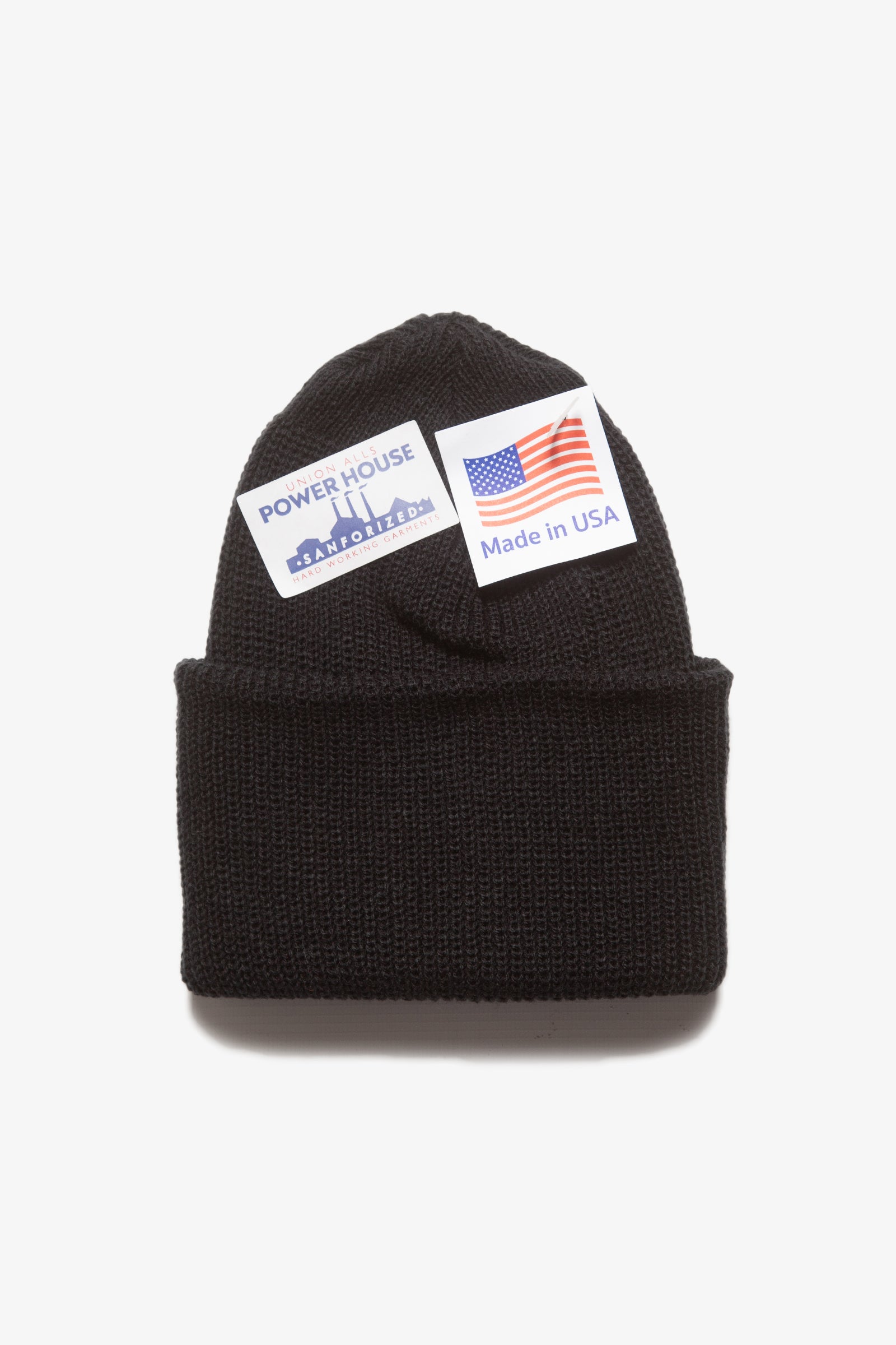 Power House - Watch Cap Beanie - Black