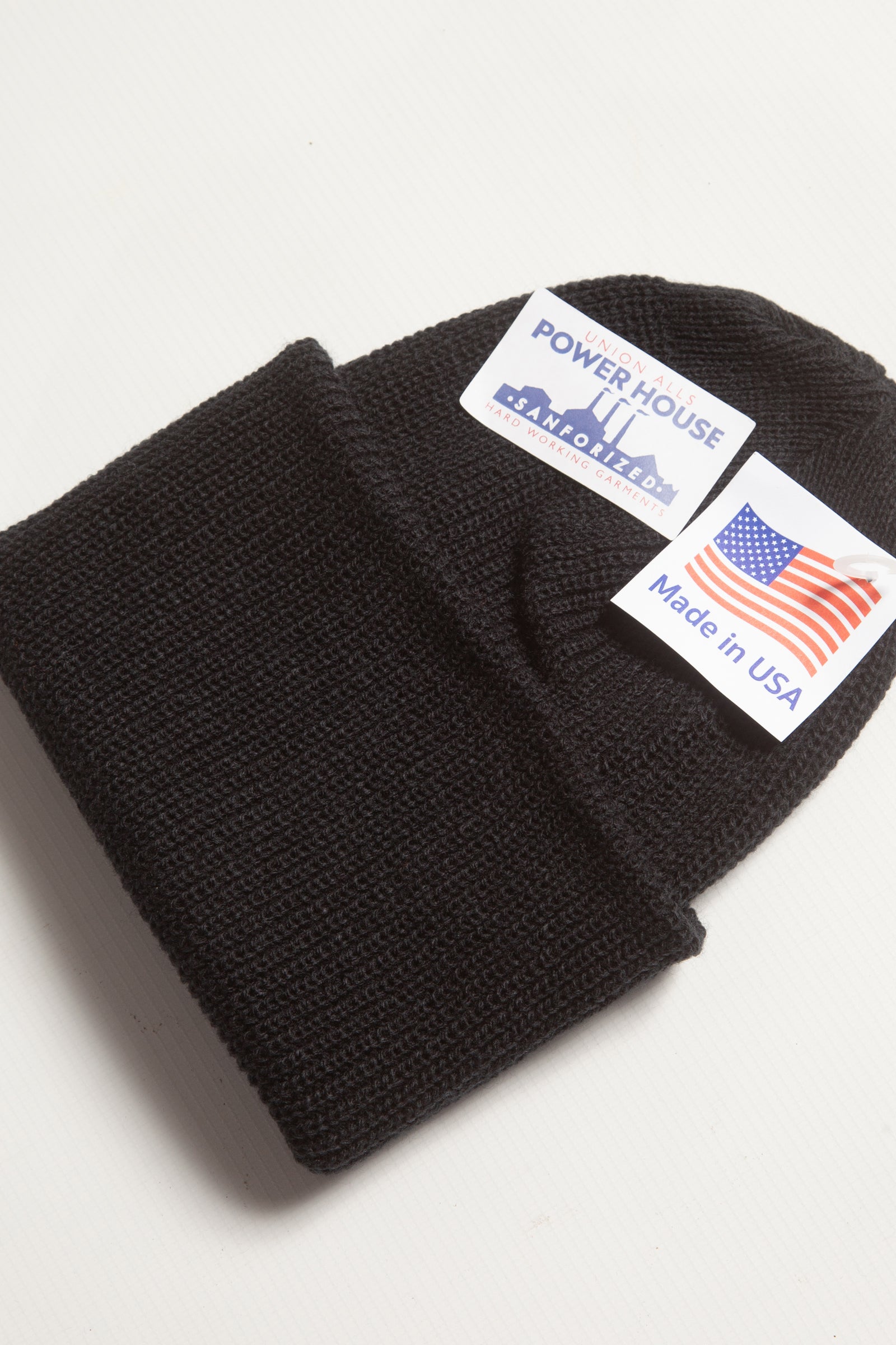 Power House - Watch Cap Beanie - Black