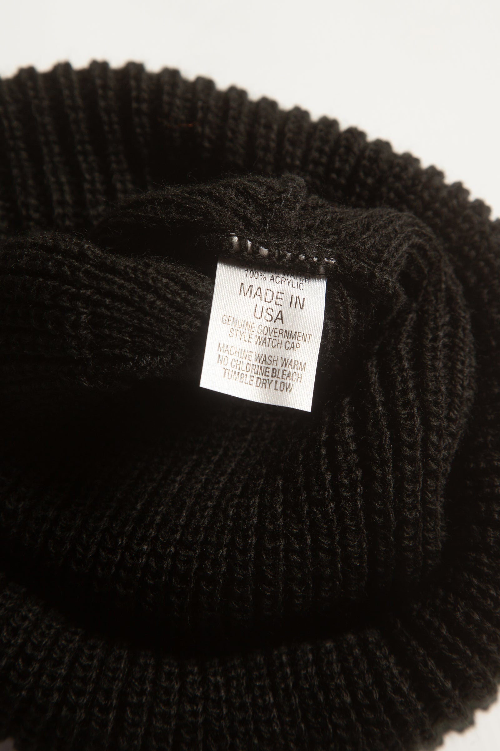 Power House - Watch Cap Beanie - Black