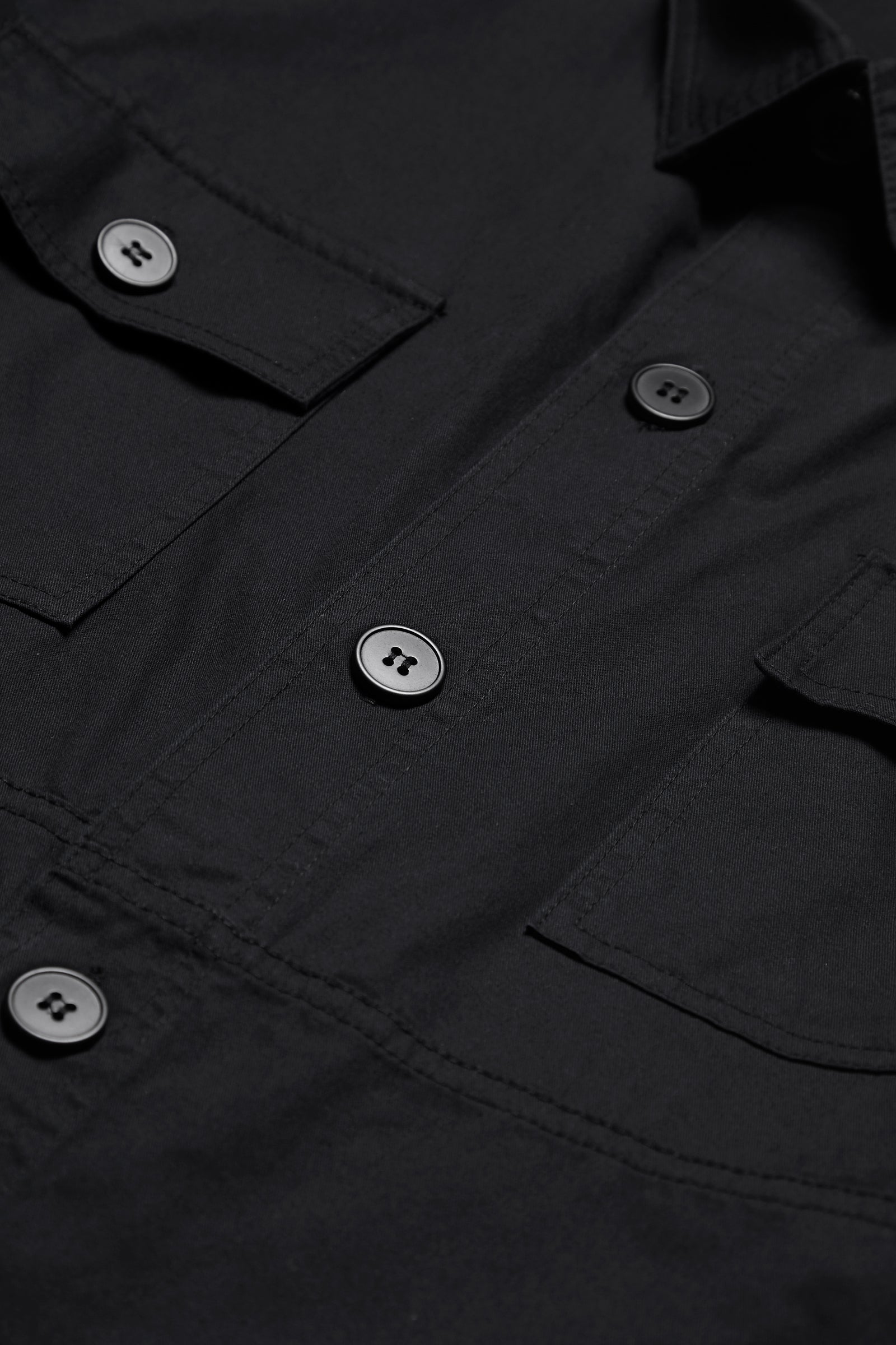 Blacksmith - Safari CPO Overshirt - Black