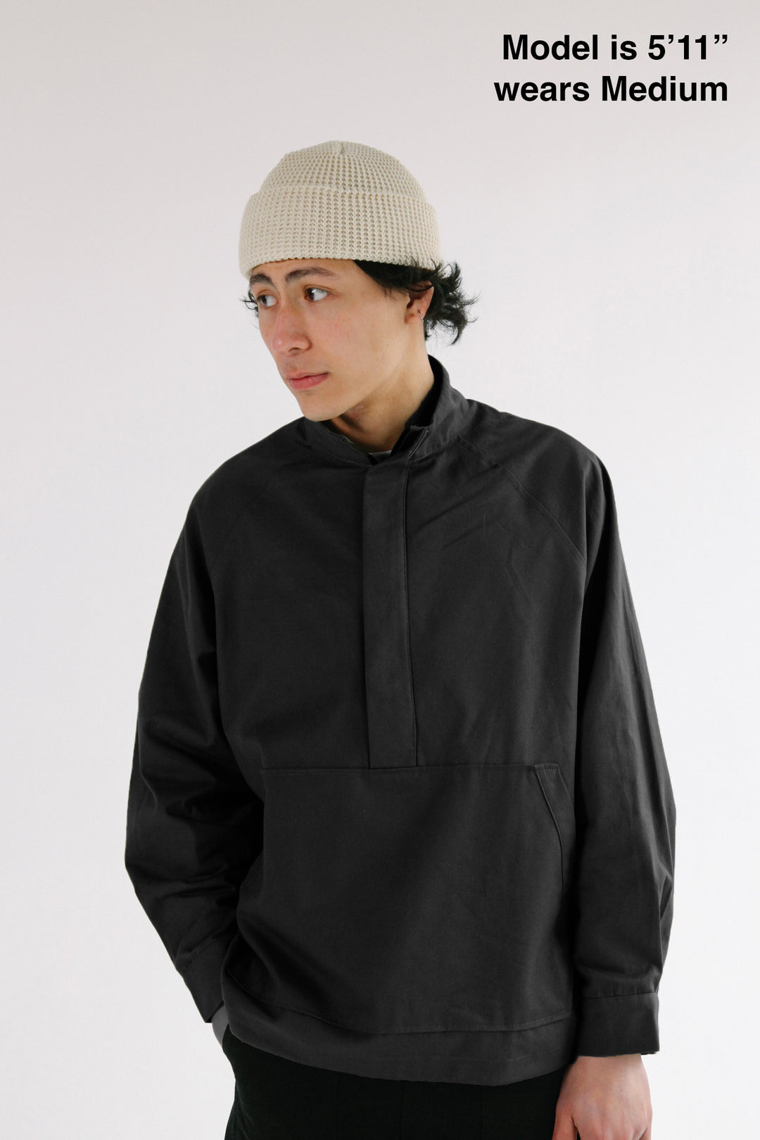 Blacksmith - Popover Wind Shirt - Black