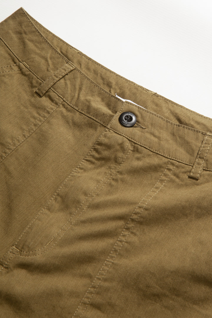 Blacksmith - Sateen Fatigue Shorts - Olive