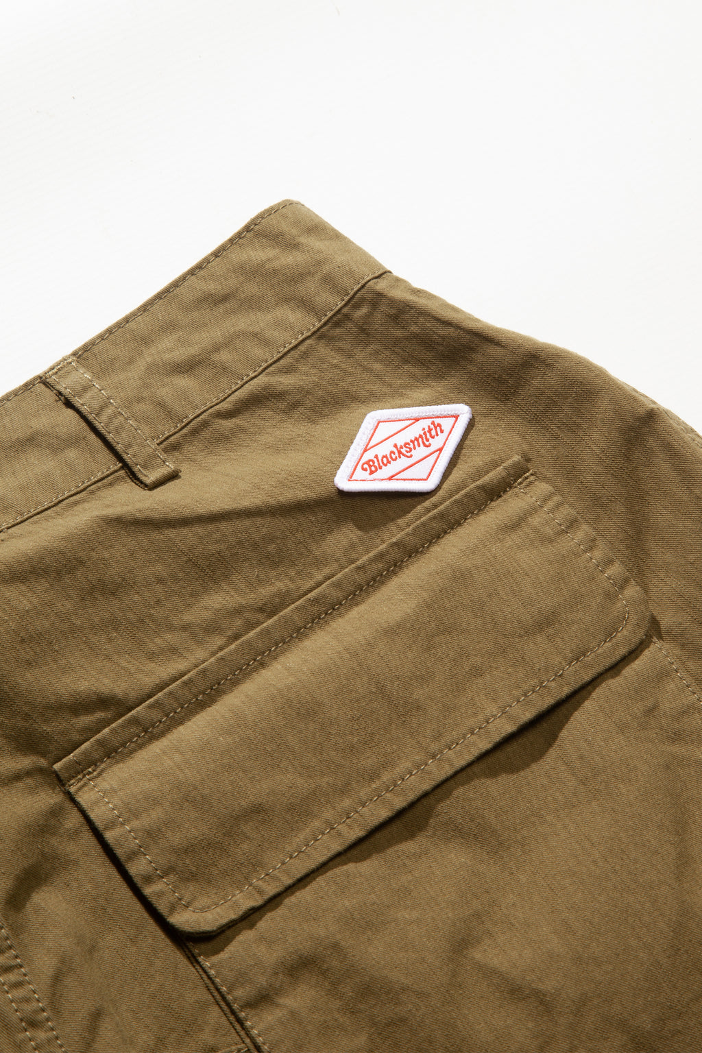 Blacksmith - Sateen Fatigue Shorts - Olive