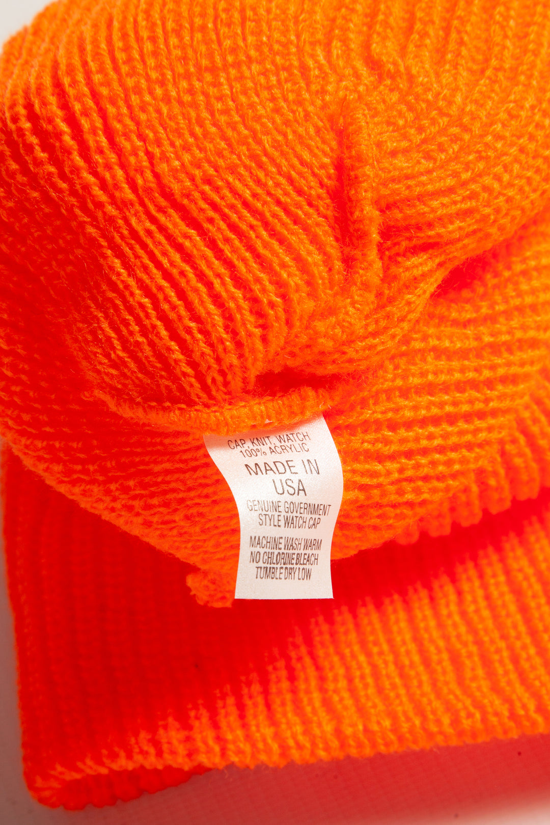 Power Goods - Watch Cap Beanie - Blaze Orange