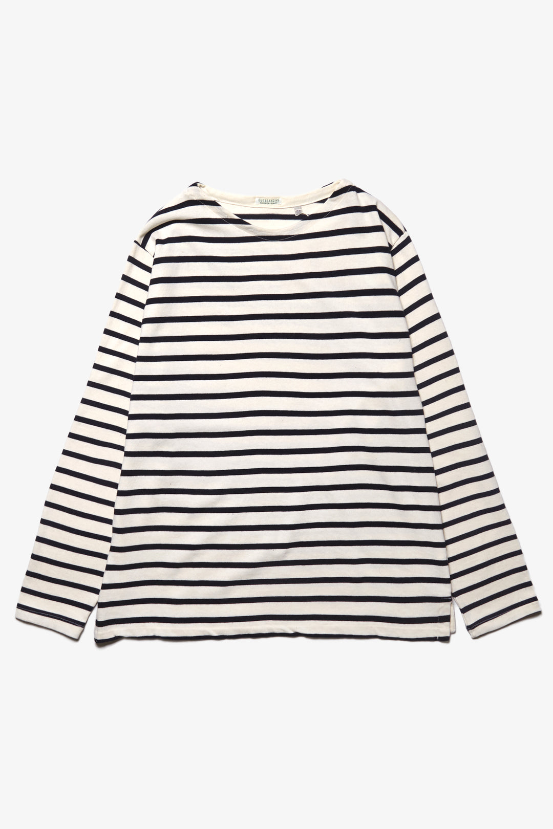 Outstanding & Co. - Boatneck Breton Stripe Top - Ivory