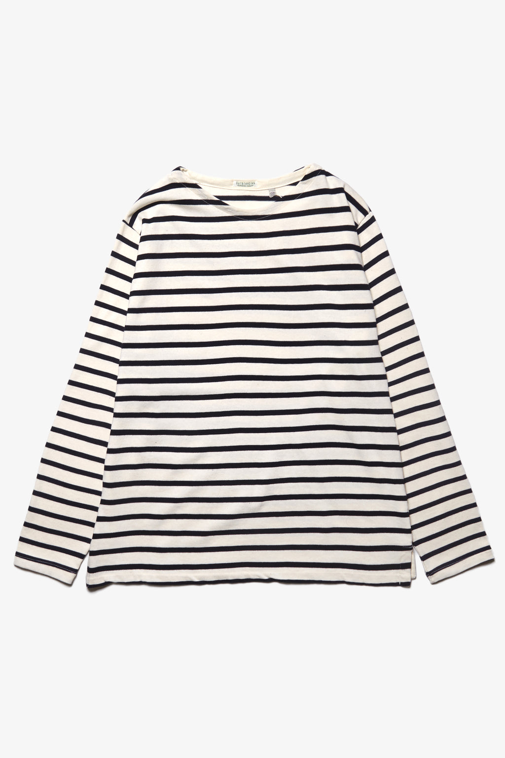 Outstanding & Co. - Boatneck Breton Stripe Top - Ivory
