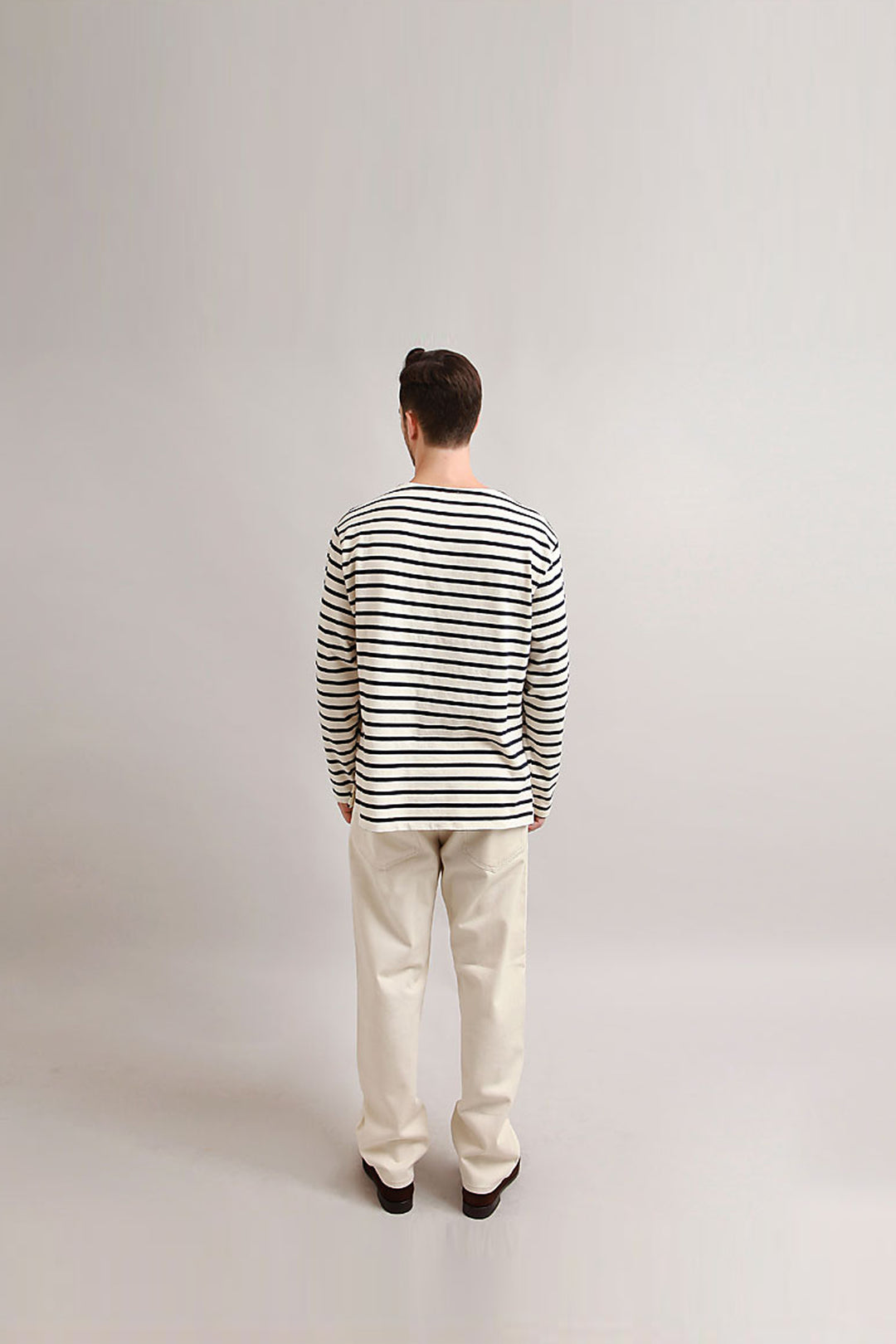 Outstanding & Co. - Boatneck Breton Stripe Top - Navy