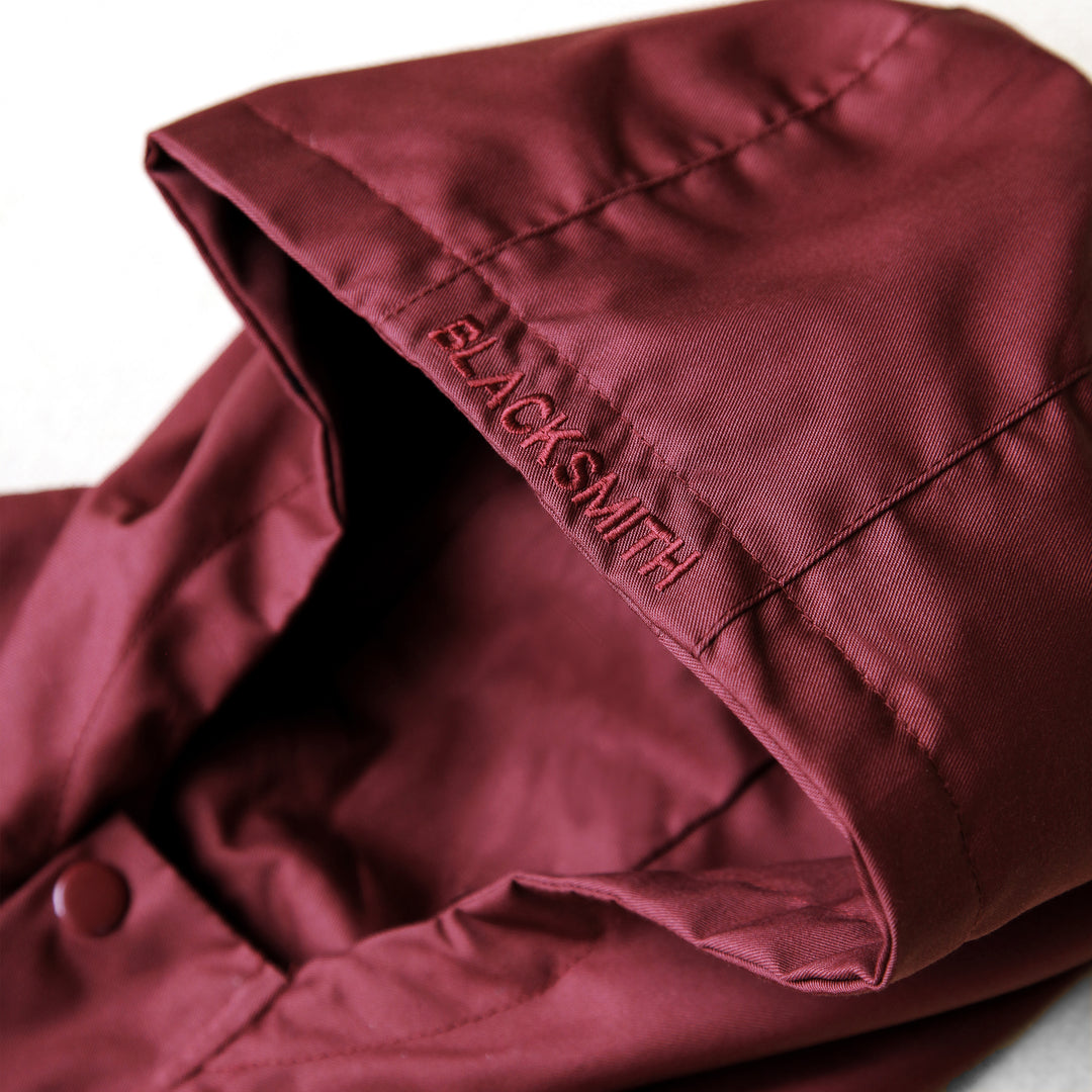 Blacksmith - Two Tone Corduroy/Canvas Pullover - Claret