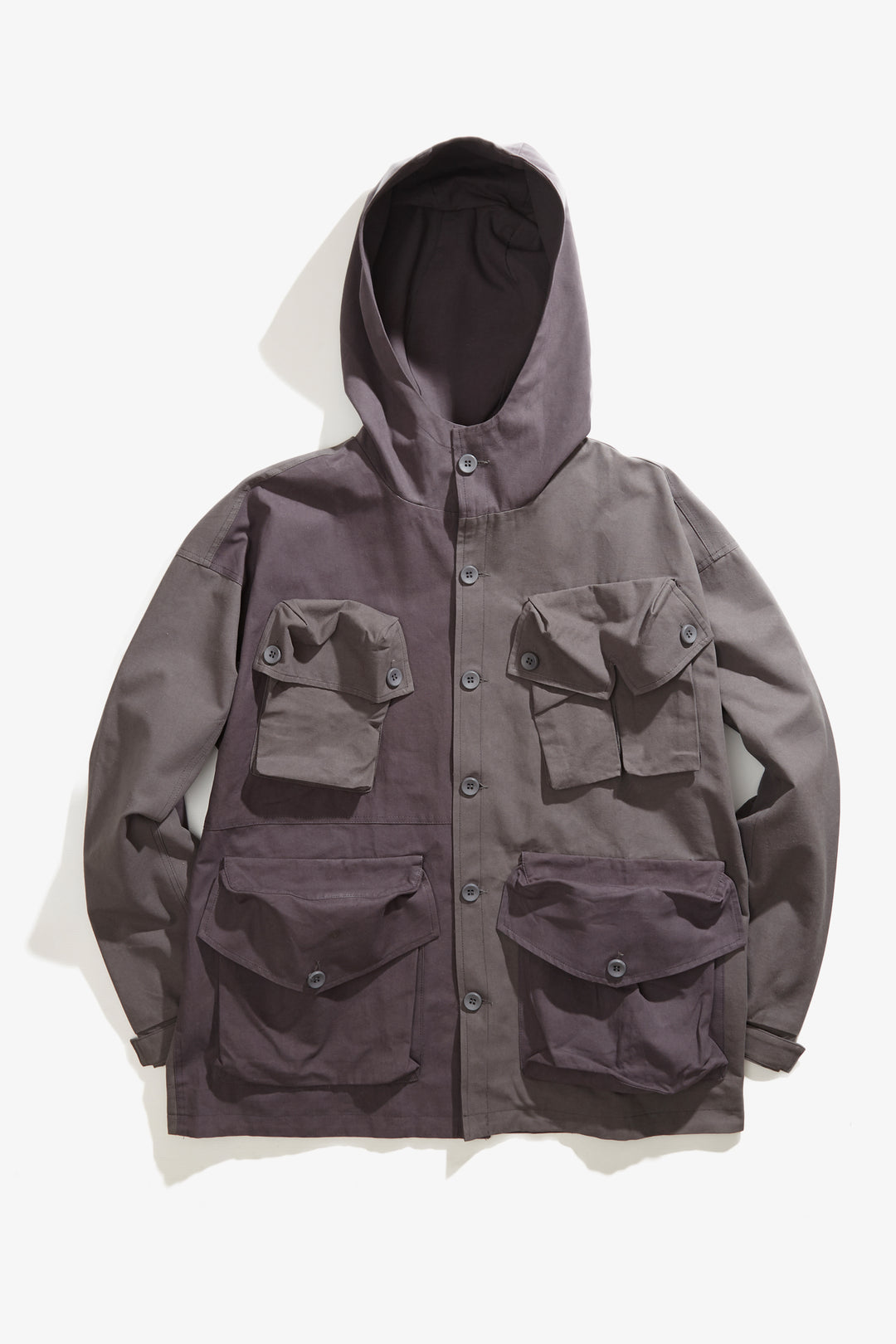 Blacksmith - Contrast Gunner Anorak - Plum/Graphite