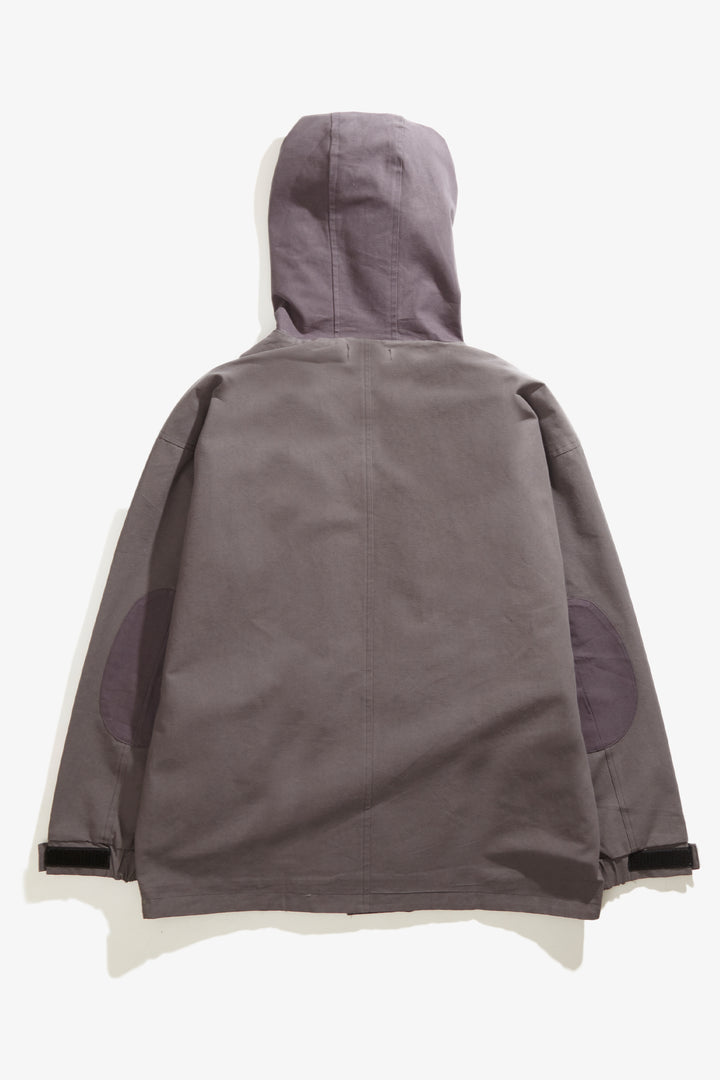 Blacksmith - Contrast Gunner Anorak - Plum/Graphite