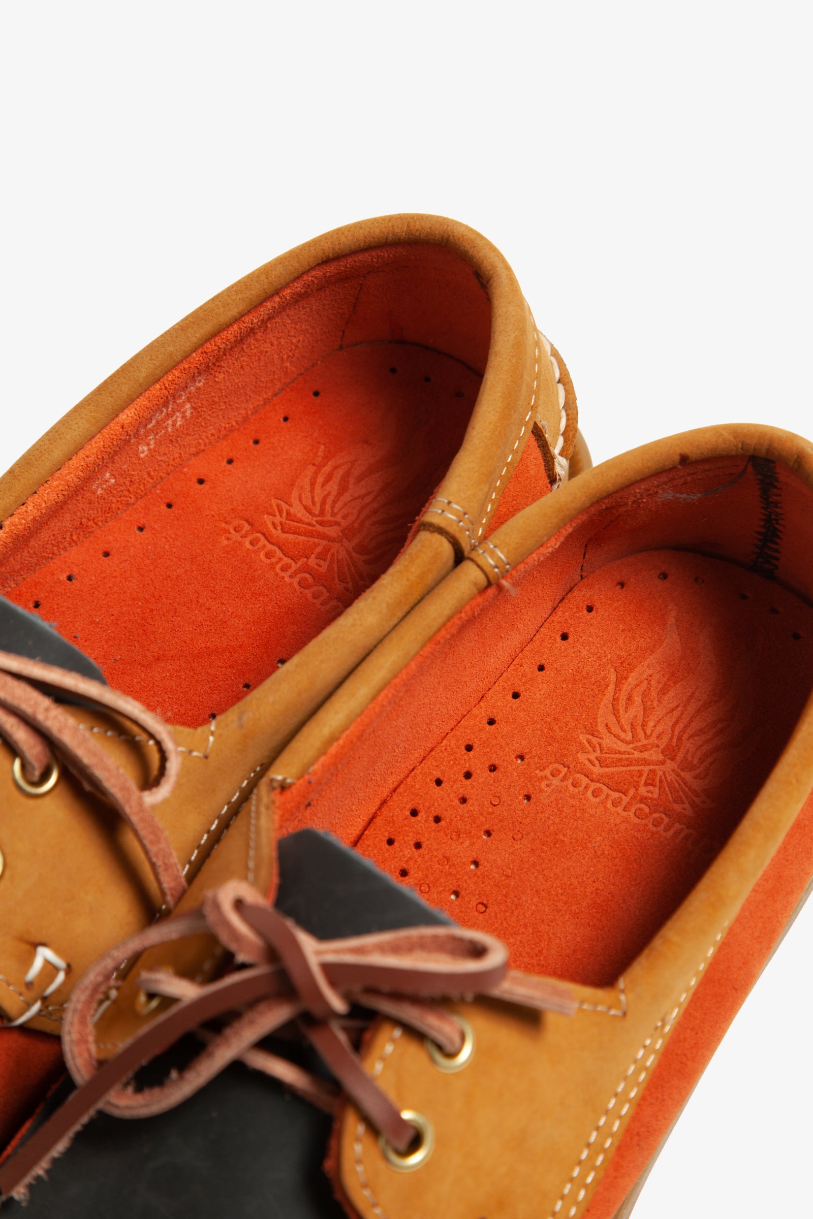 Goodcamp - Deck Loafer Shoes - Orange Multi