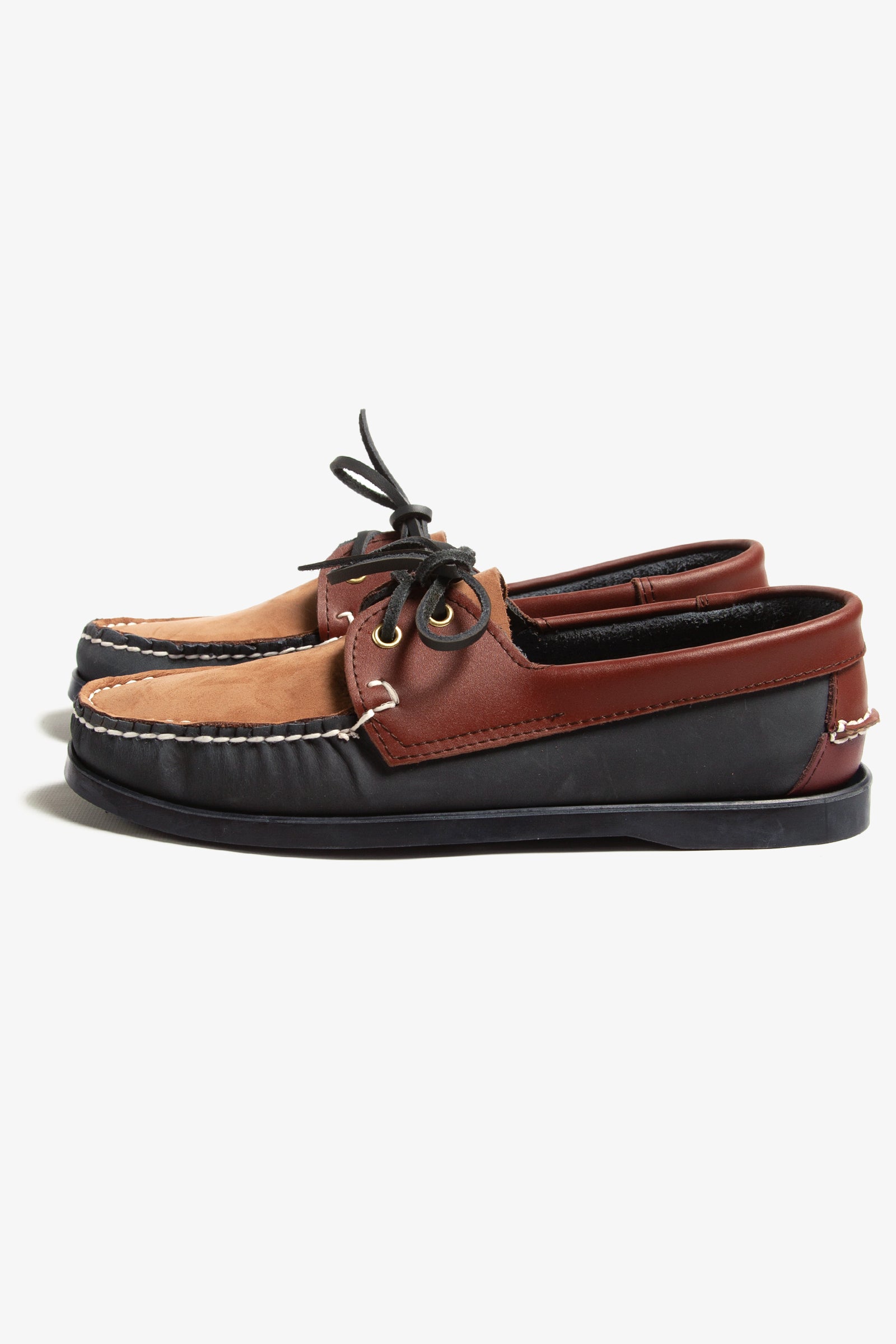 Goodcamp - Deck Loafer Shoes - Brown Multi