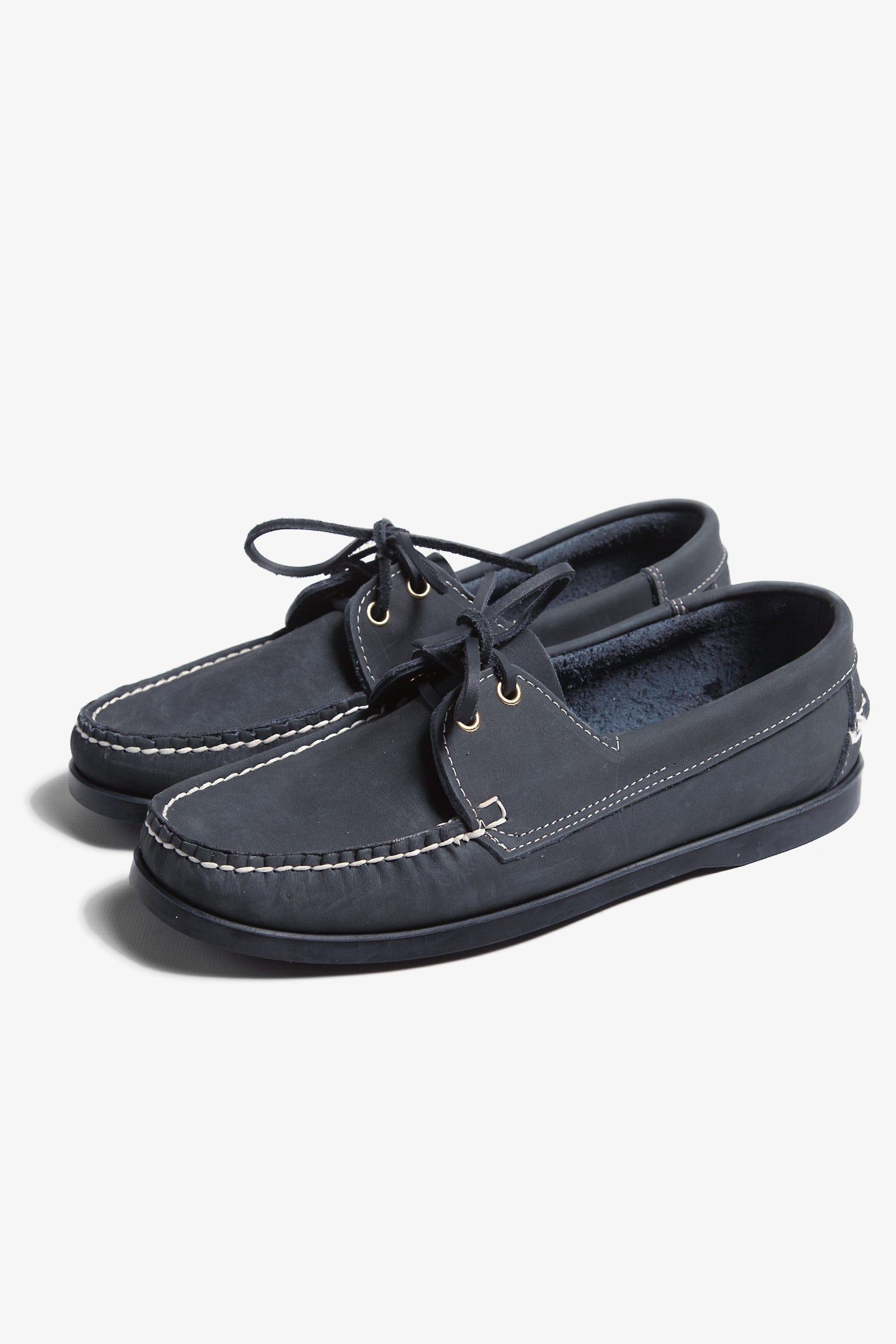 Goodcamp - Deck Loafer Shoes - Navy Blue