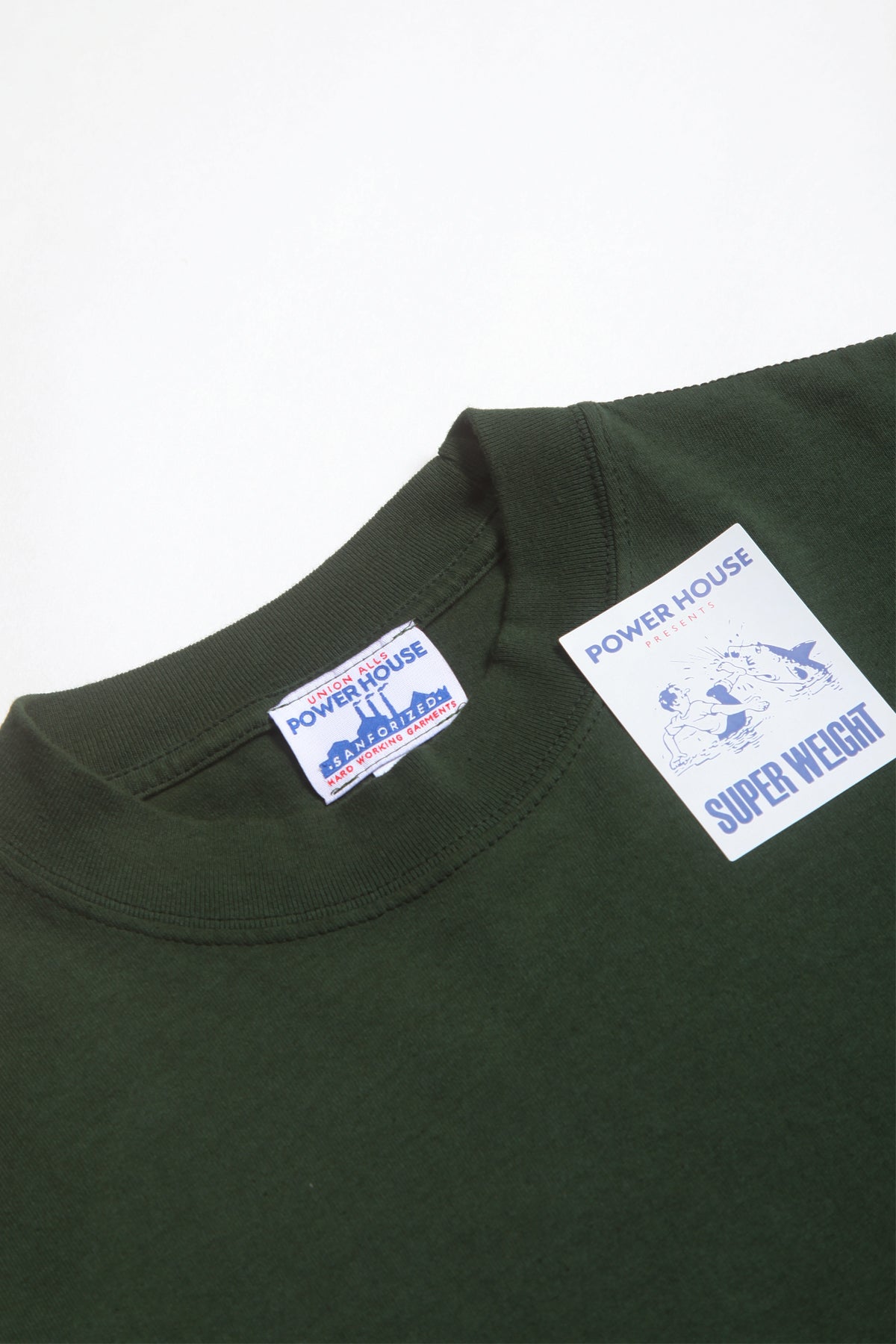 Power House - Super Weight T-Shirt - Dark Green