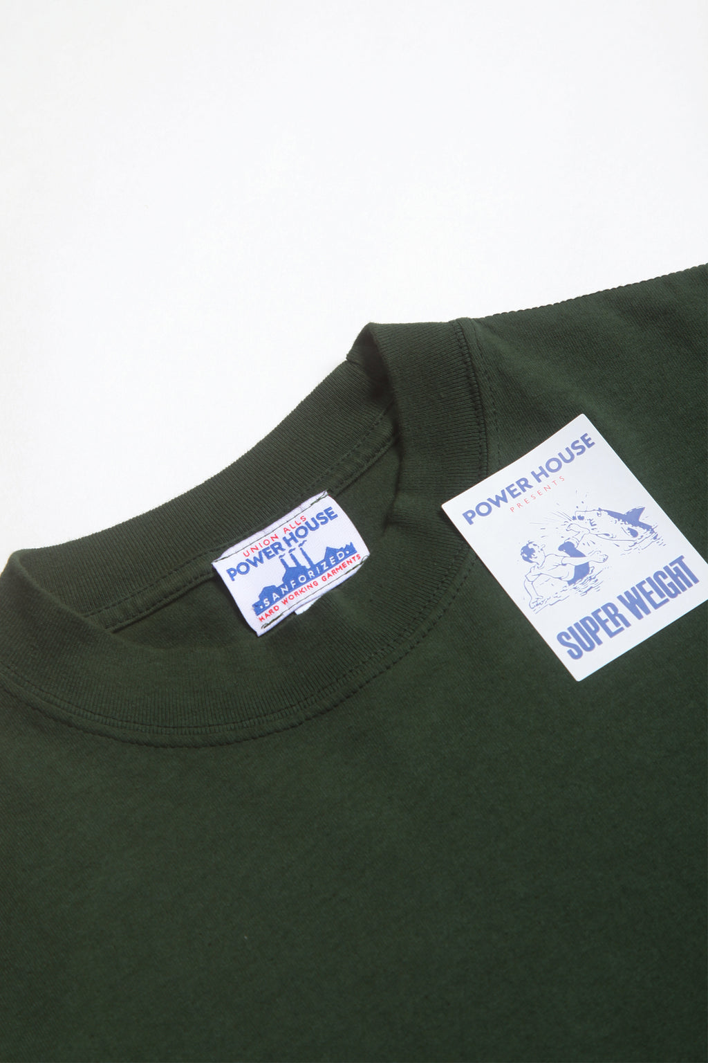 Power House - Super Weight T-Shirt - Dark Green