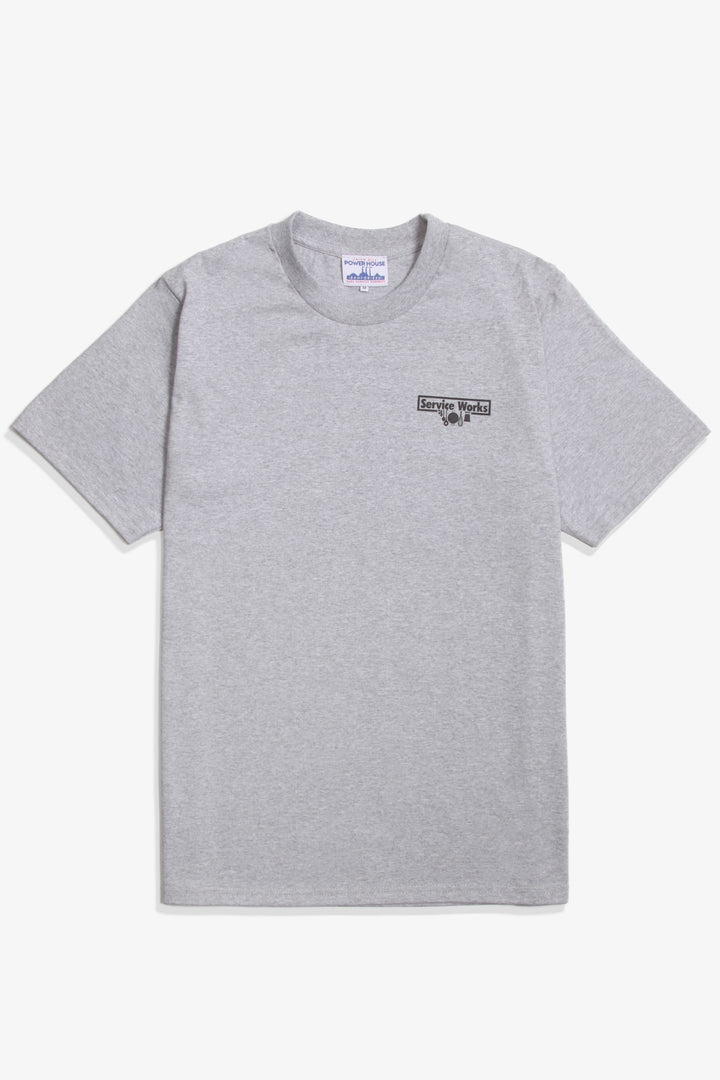 Service Works - Heavyweight Logo Tee - Grey