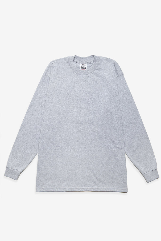 Pro Club - Heavyweight Long Sleeve T-Shirt - Heather Grey