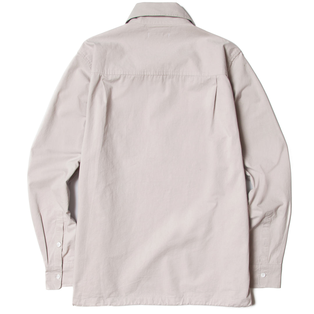 Blacksmith - Washed Popover Shirt - Dove Grey