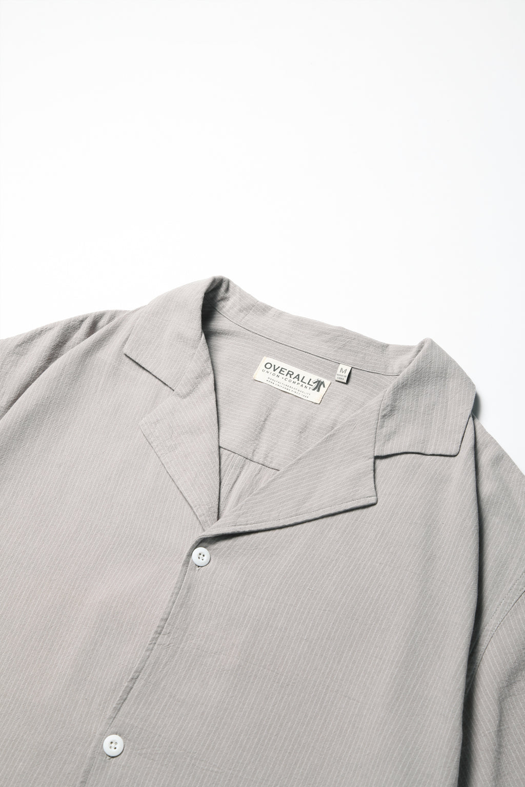 Overall Union - Boxy Short Sleeve Shirt - Light Grey
