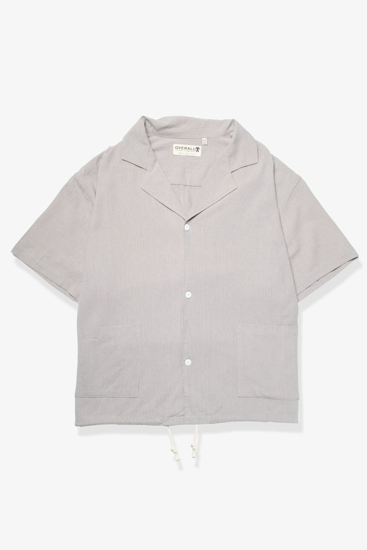 Overall Union - Boxy Short Sleeve Shirt - Light Grey