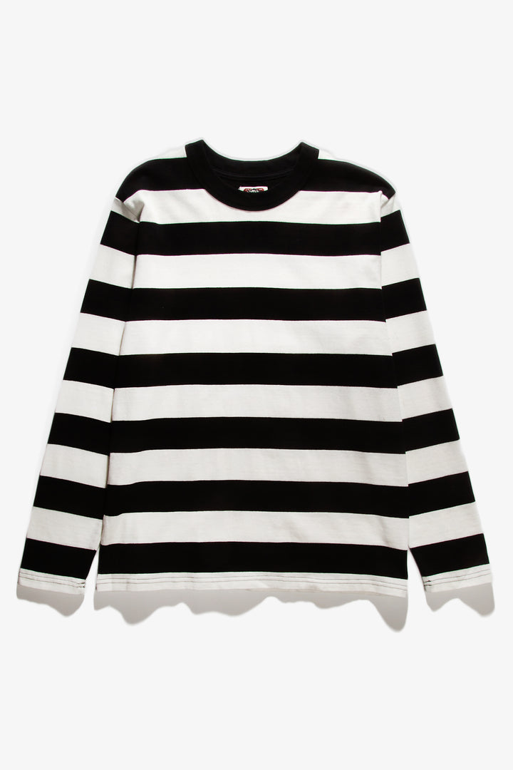 Red Ruggison - Border Long Sleeve T-Shirt - Black/White