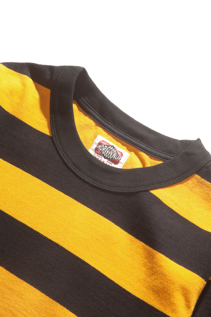 Red Ruggison - Border Long Sleeve T-Shirt - Yellow/Black