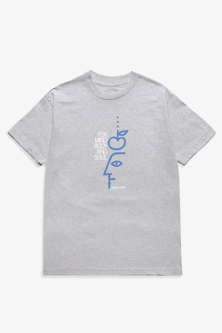 Service Works - Mind, Body and Soul Tee - Ash