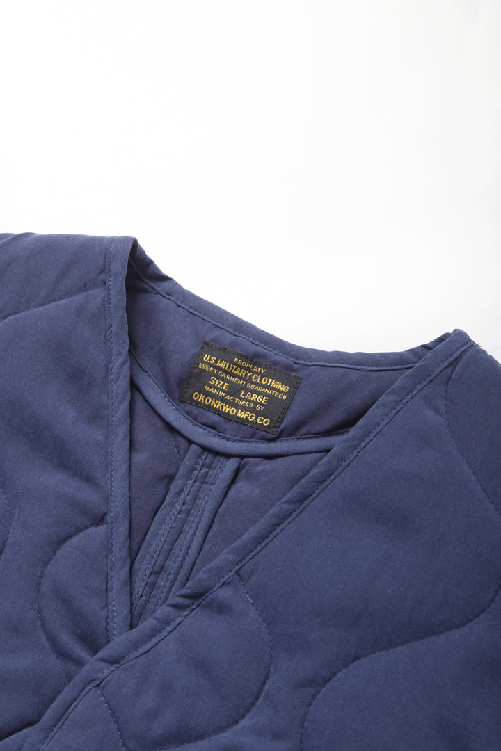 Okonkwo MFG - Quilted Liner Gilet - Blue