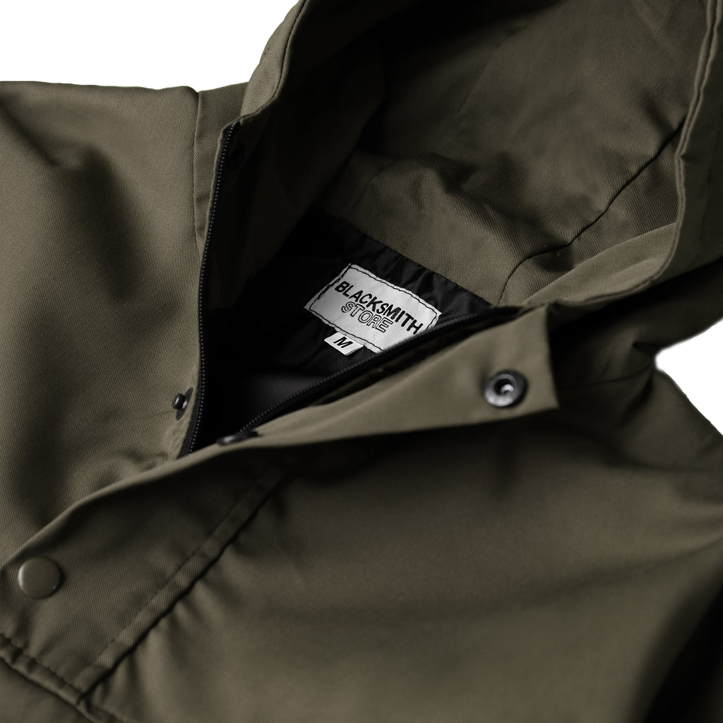 Blacksmith - Two Tone Corduroy/Canvas Pullover - Olive