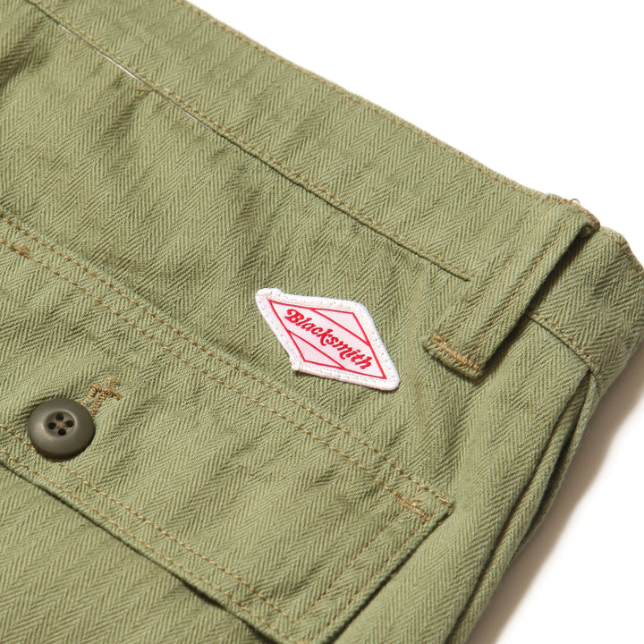 Blacksmith - Herringbone Easy Pants - Light Olive