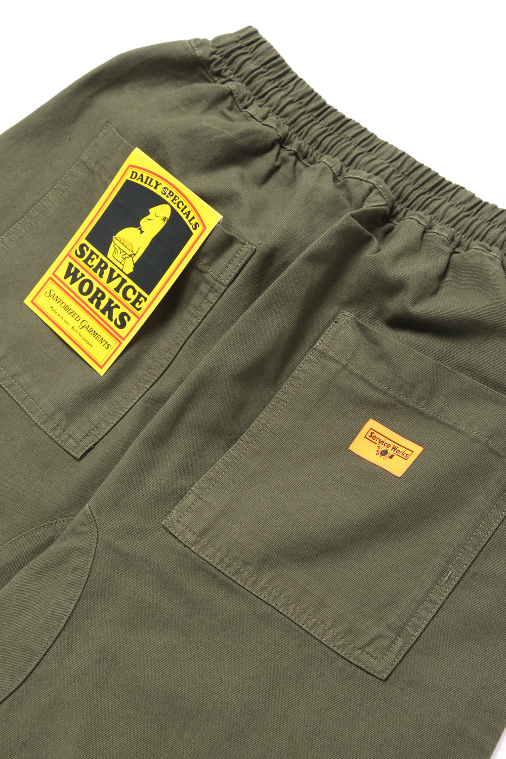 Service Works - Classic Chef Shorts - Olive