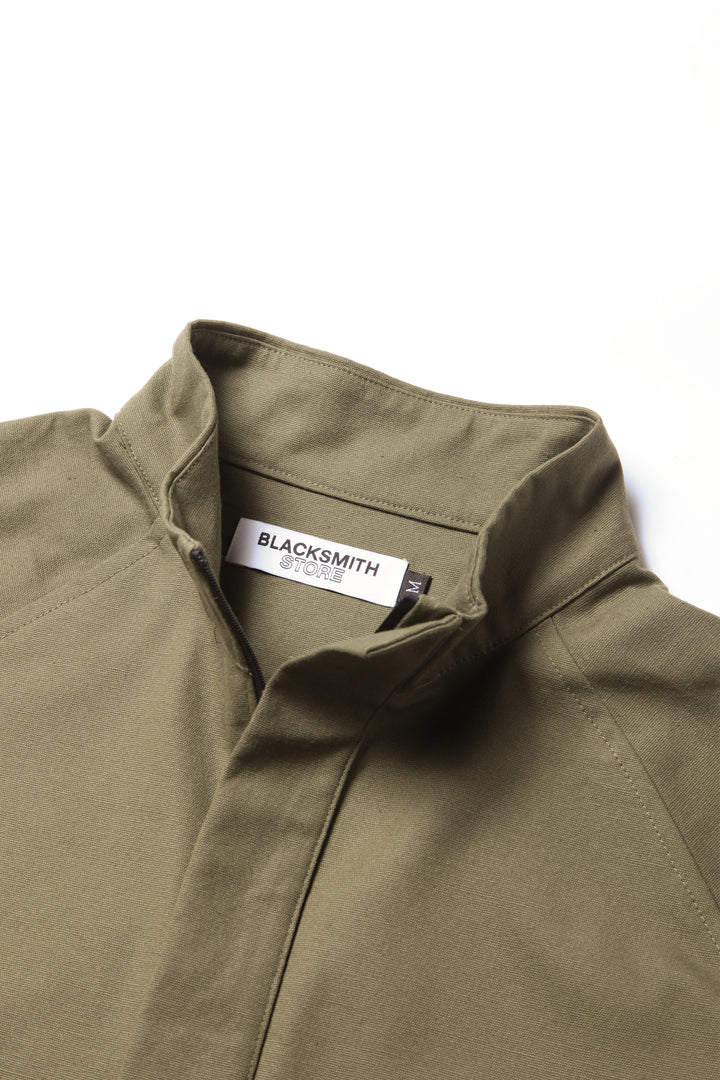 Blacksmith - Popover Wind Shirt - Olive