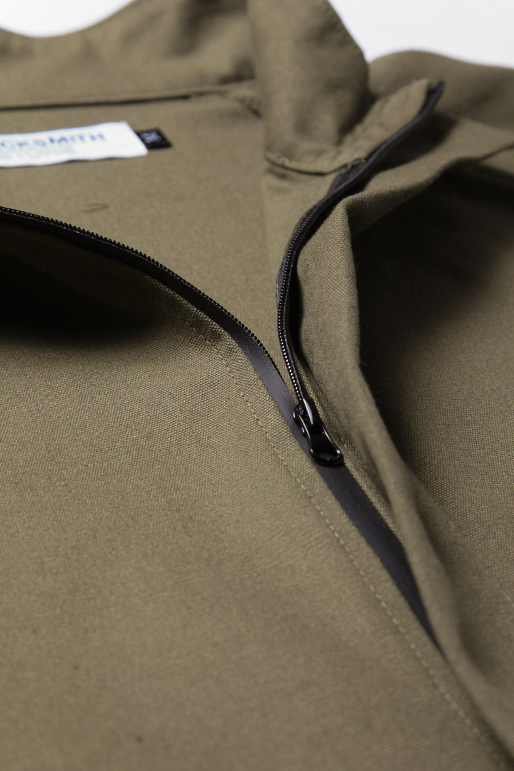 Blacksmith - Popover Wind Shirt - Olive