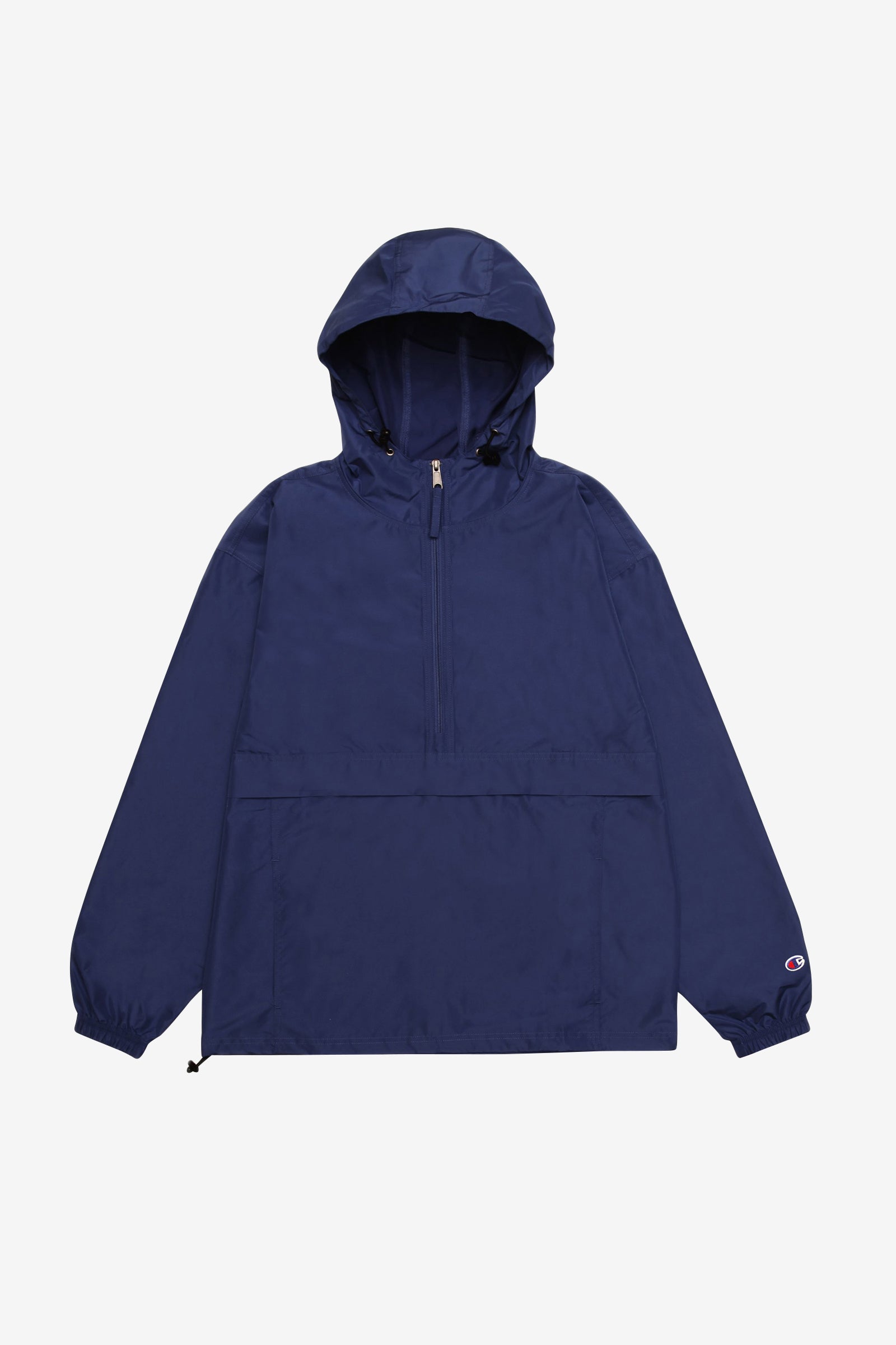 Champion - Packable Hooded Anorak Jacket - Navy