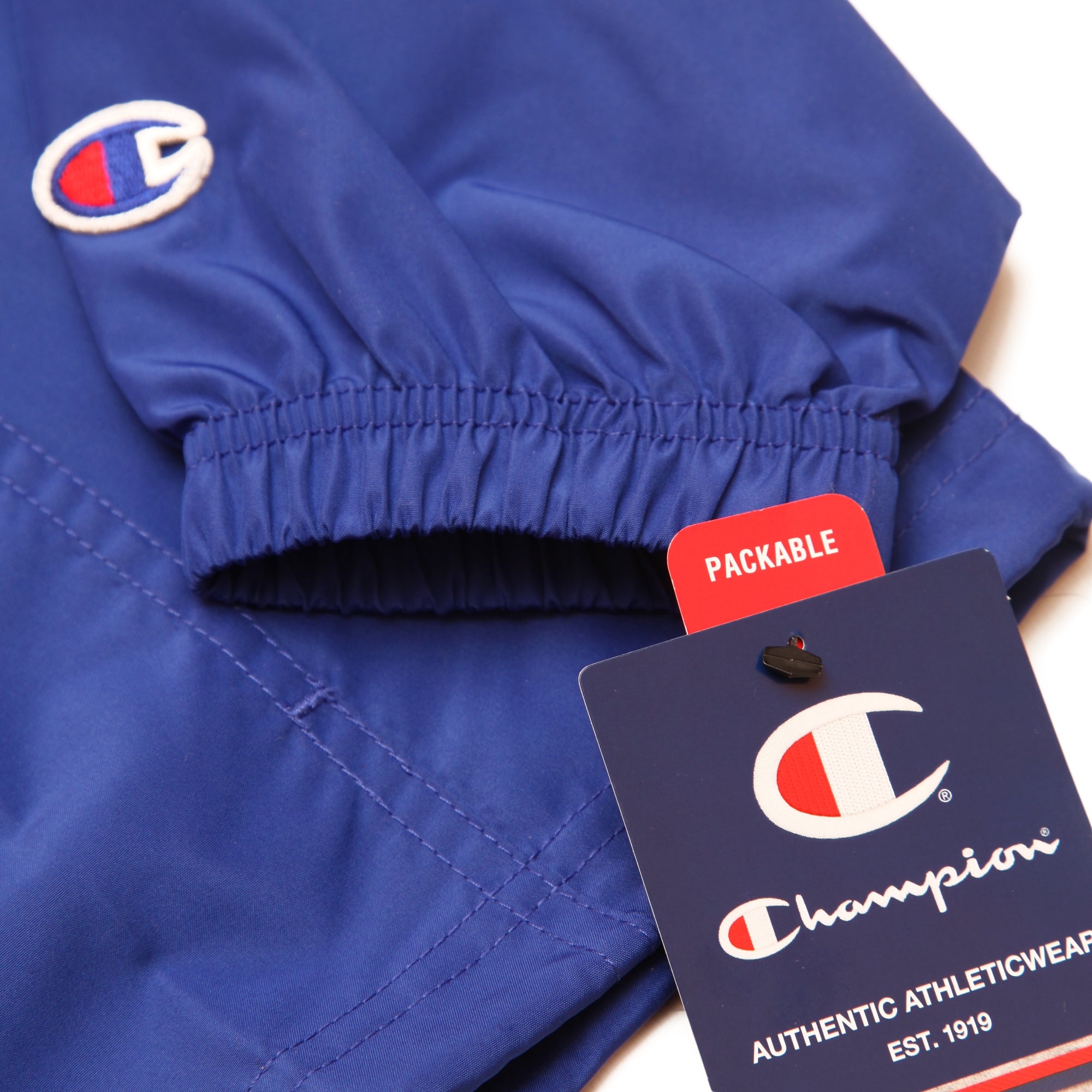Champion - Packable Hooded Anorak Jacket - Royal