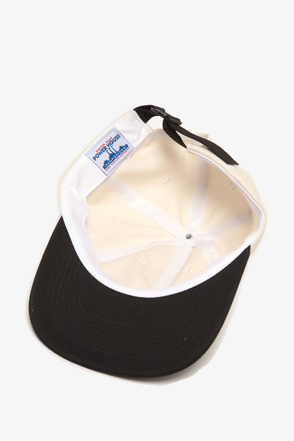 Power House - Perfect 6-Panel Cap - Natural/Black