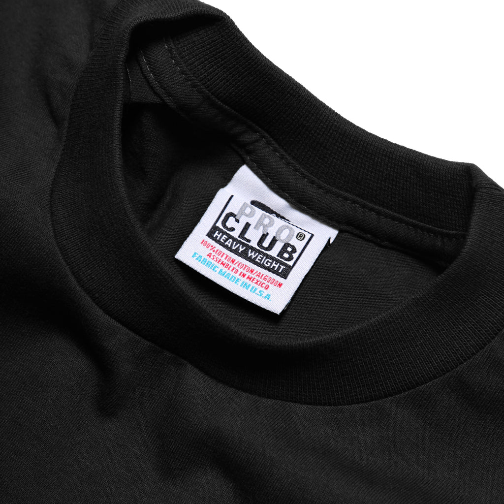 Pro Club - Heavyweight Long Sleeve T-Shirt - Black