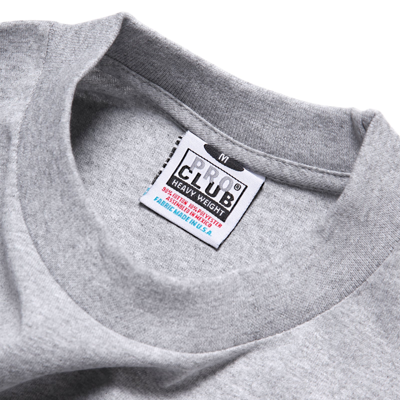 Pro Club - Heavyweight Long Sleeve T-Shirt - Heather Grey