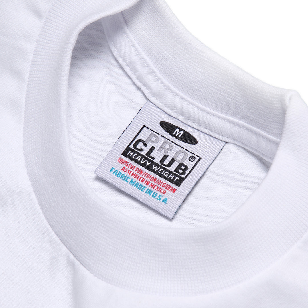 Pro Club - Heavyweight Long Sleeve T-Shirt - White