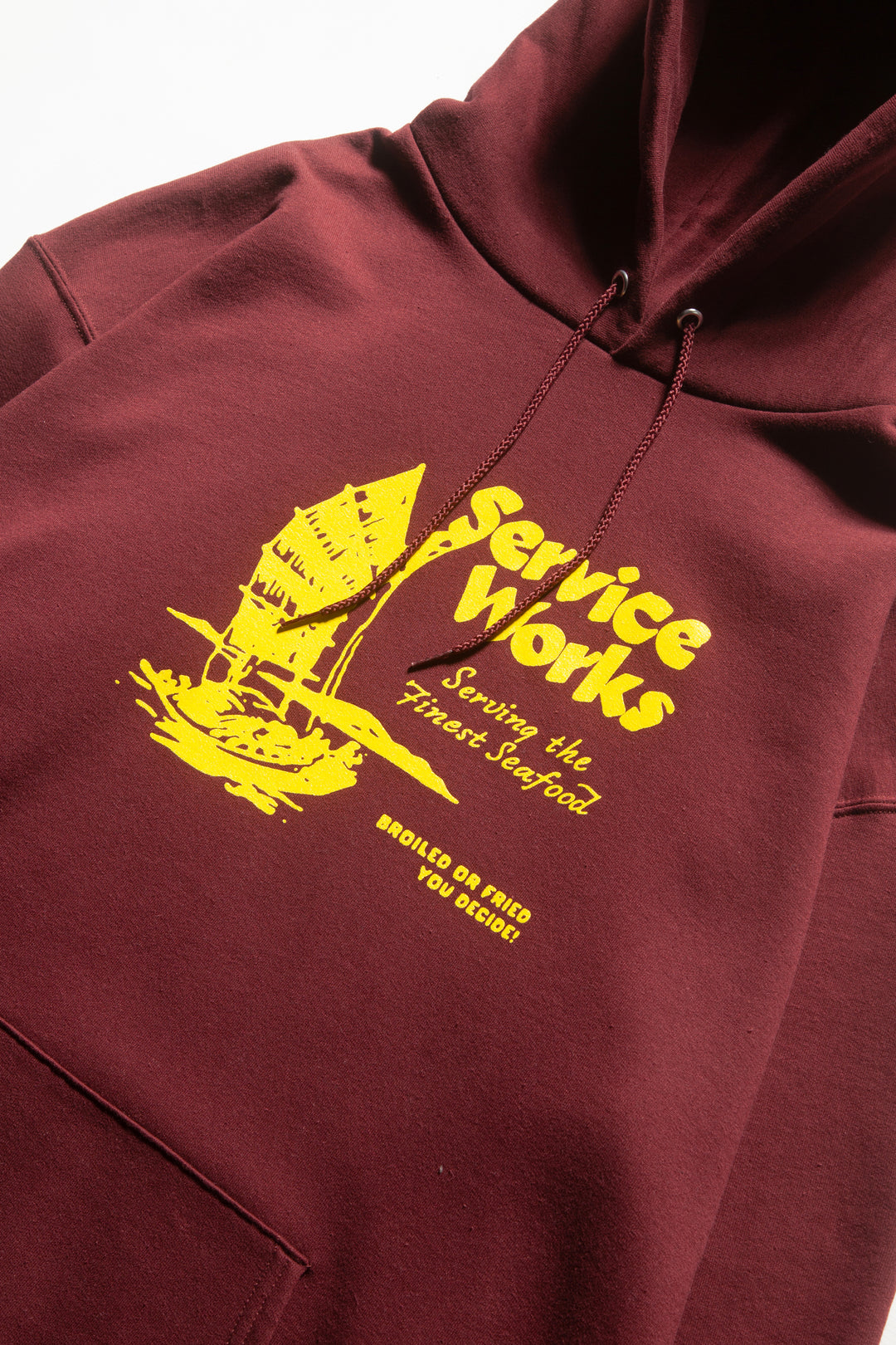 Service Works - Sail Away Hoodie - Burgundy