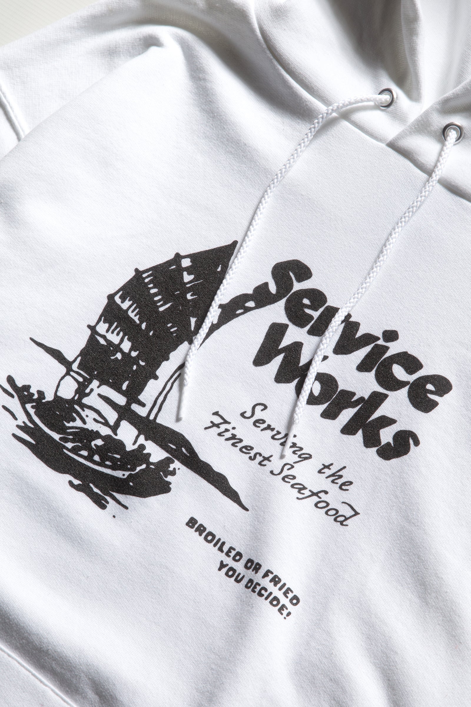 Service Works - Sail Away Hoodie - White