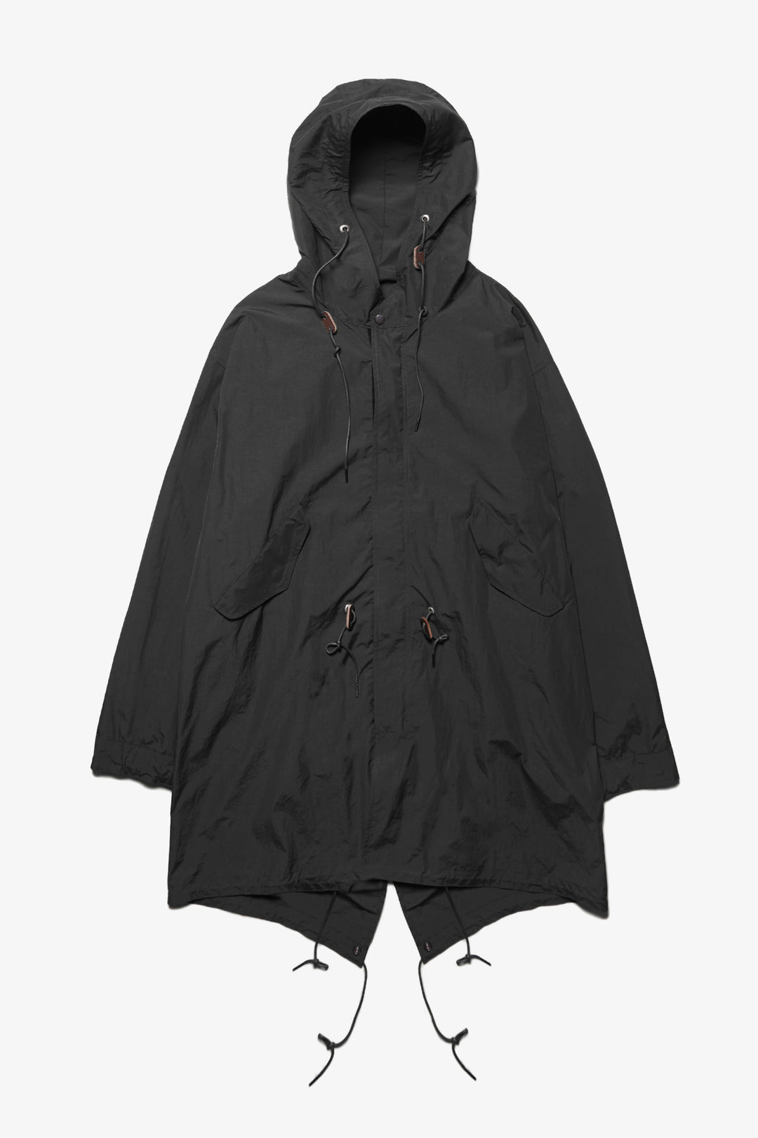 Outstanding & Co. - Nylon Fishtail Parka - Black