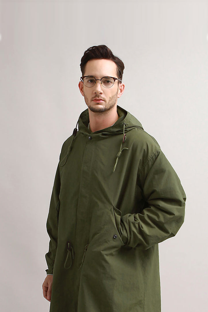 Outstanding & Co. - Nylon Fishtail Parka - Olive