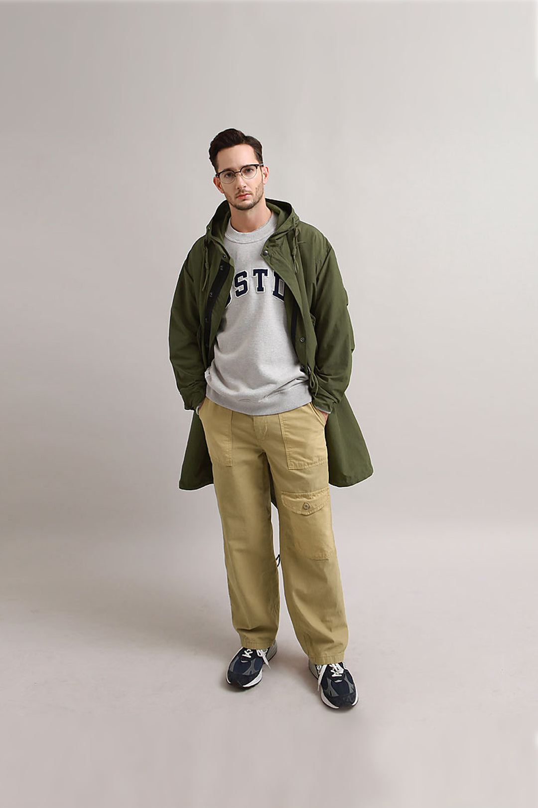 Outstanding & Co. - Nylon Fishtail Parka - Olive